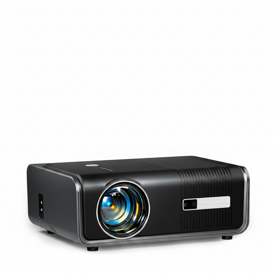 [Now with Netflix & 3000 ANSI] 4K Projector with Wifi and Bluetooth,Tof Real-Time Auto Focus Smart Projector, Upgrade for  Overhead Projectors Theater Proyector with Omni-Adjustable Stand(Black)