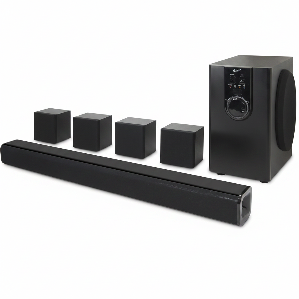 5.1 Surround Sound System with 32" Soundbar, Subwoofer & Bluetooth