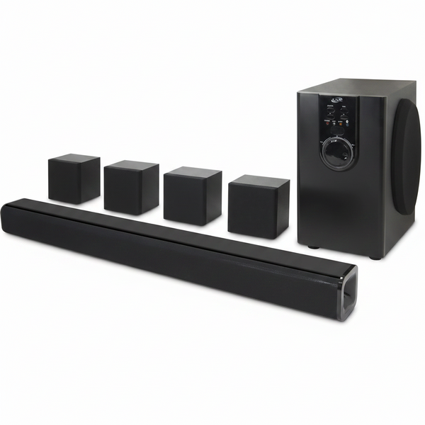 5.1 Surround Sound System with 32" Soundbar, Subwoofer & Bluetooth