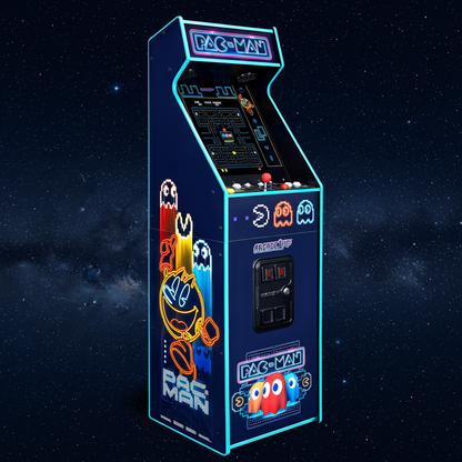 Pac-Man Deluxe Arcade Machine, 14 Games, Neon