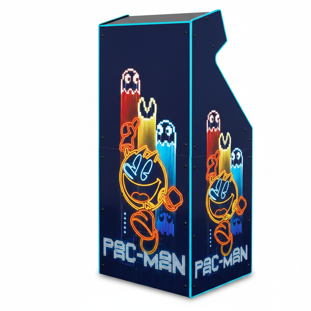 Pac-Man Deluxe Arcade Machine, 14 Games, Neon