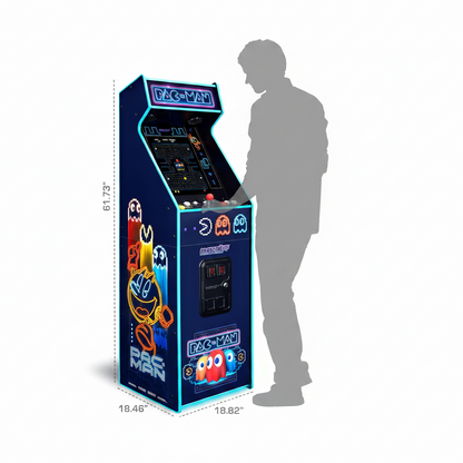 Pac-Man Deluxe Arcade Machine, 14 Games, Neon