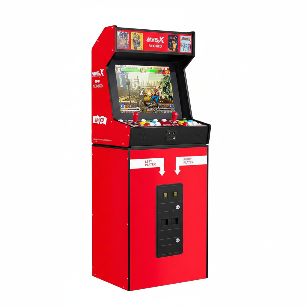 Arcade Machine Built for Two Players, 50 Pre-Loaded SNK Games, 17-Inch LCD, Dual Control Layout