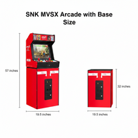 Arcade Machine Built for Two Players, 50 Pre-Loaded SNK Games, 17-Inch LCD, Dual Control Layout