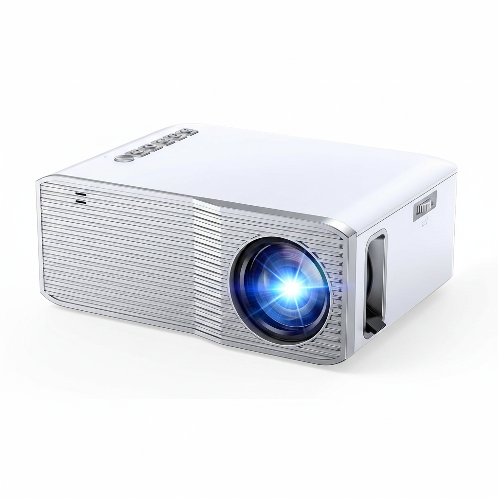 Portable Projector Built for Home Entertainment, Native 1080P, WiFi & Bluetooth, 240 ANSI Lumens